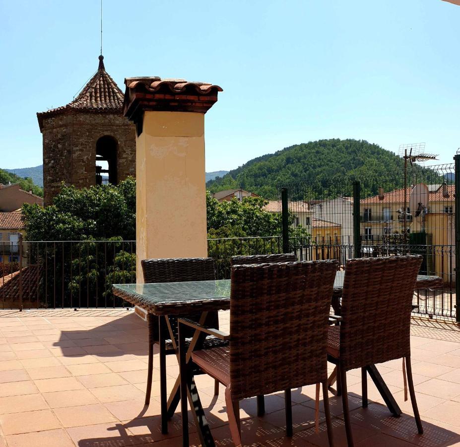 Ferienwohnung Casa Lola - Terraza Panoramica En El Centro Del Pueblo Sant Joan de les Abadesses Exterior foto